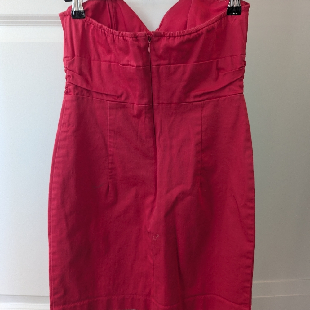 Pink Strapless Dress - Picture 2 of 4